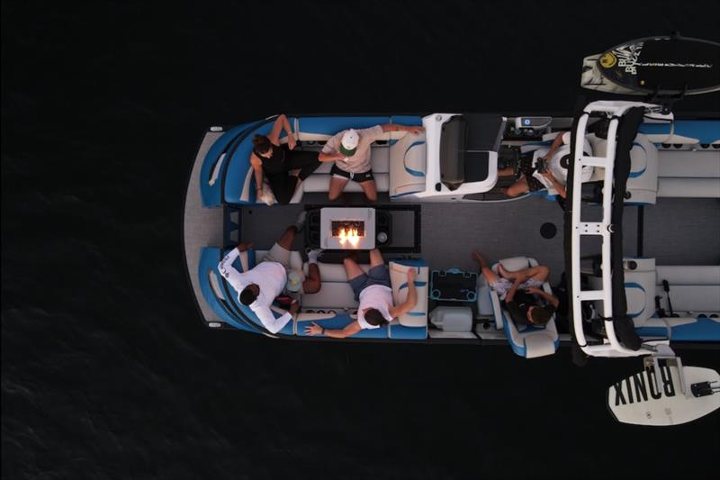 The Floating Flame firepit photo copyright Floating Flame taken at  and featuring the Marine Industry class