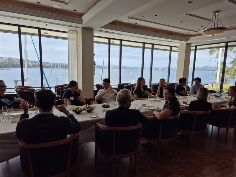 Athletes and Mentors at the AST and YPO Sydney High Performance Mentor Progam Launch Event photo copyright Australian Sailing Team taken at Royal Sydney Yacht Squadron and featuring the Marine Industry class