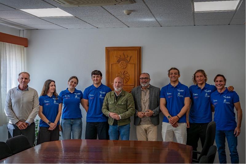 (l-r) Jose´ Reyes, Mar de Arce, Alexia Kiefer, Carlos Kiefer, Julio Ojeda, Francisco Jose´ Garci´a, Lorenzo Casati, Leonardo Casati y Manuel Marti´nez photo copyright Canakite Experiences taken at  and featuring the Marine Industry class