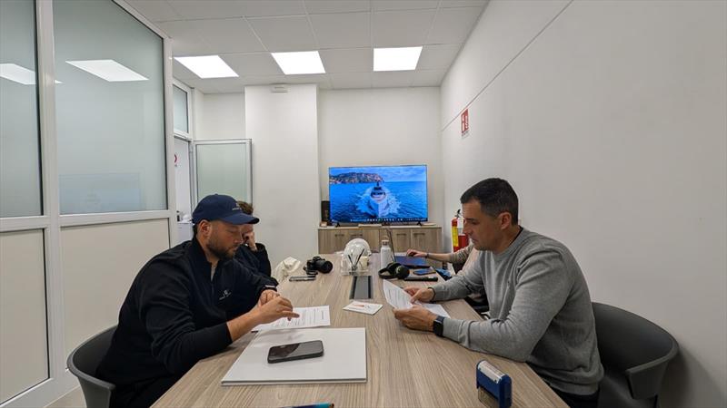 Sign of agreement beteen Forte Yachts and Adaly Yacht - photo © Forte Yachts
