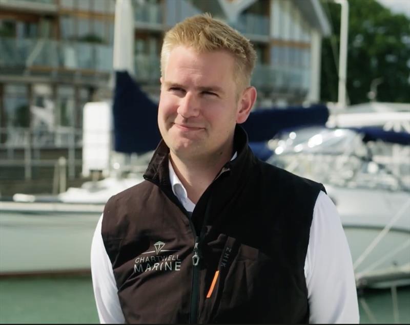 Andy Page, managing director of Chartwell Marine photo copyright Archipelago Yachts taken at  and featuring the Marine Industry class