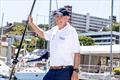 Michael Spies on board Maritimo Katwinchar &copy; Andrea Francolini / CYCA