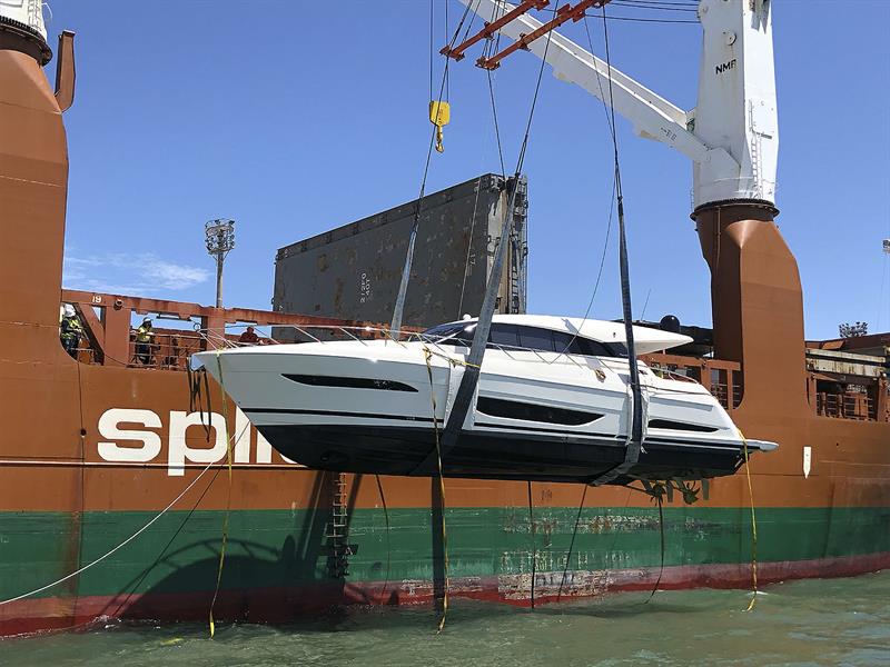 M and X Series Maritimo Motor Yachts on their way to owners in new Zealand and the USA photo copyright Maritimo taken at  and featuring the  class