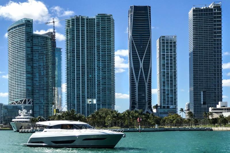 Maritimo X50 at Miami Yacht Show - photo © Maritimo