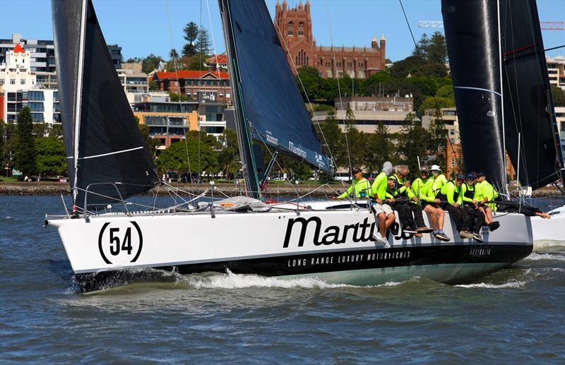 Maritimo 54 - SailFest Newcastle Regatta and Australian Yachting Championships Day 2 photo copyright Promocean Media taken at Newcastle Cruising Yacht Club and featuring the  class