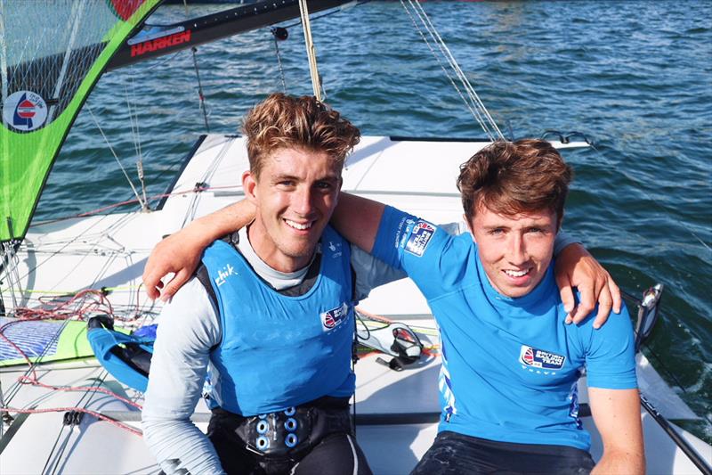 Morgan Peach and Rhos Hawes photo copyright British Sailing Team taken at  and featuring the  class