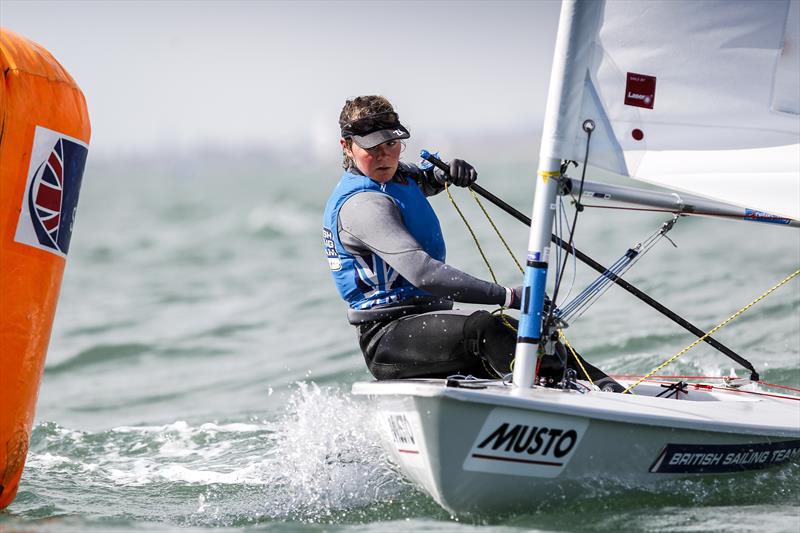 Clementine Thompson, Laser Radial sailor for the British Sailing Team photo copyright Paul Wyeth / RYA taken at  and featuring the  class
