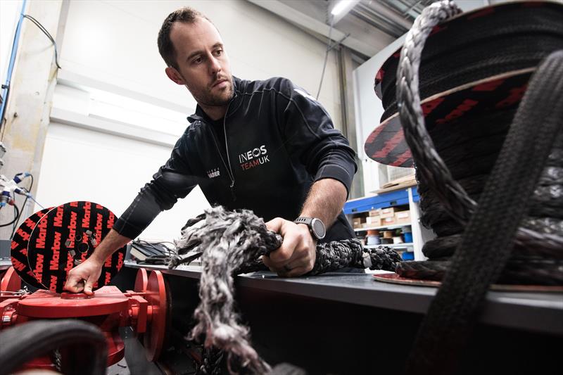 Rigger, Chris Noble - Noble, will work alongside Marlow Ropes specialists to develop bespoke, sustainable and innovative rigging solutions for the team's AC75 race boats photo copyright Harry KH / INEOS TEAM UK taken at  and featuring the  class