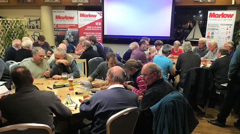 Splicing workshop during the Marlow Rope-Show at Poole Yacht Club - photo © Emma Donovan