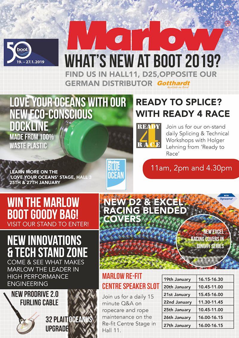 Marlow's activities at Boot 2019 - photo © Marlow Ropes