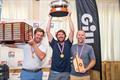 Andrew Eagan, Jackson Benvenutti, and Christopher Alexander, winners of the 2022 U.S. Adult Sailing Championship © US Sailing / Lexi Pline