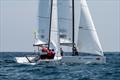 Justin Callahan (USA) and Morgan Pinckney (USA) sailing in the petit finals - 56th Governor's Cup © Tom Walker Photography