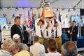 Balboa Yacht Club Vice Commodore Randy Taylor with Jeffrey Petersen (USA) and his crew, Max Brennan (USA) and Enzo Menditto (USA), with Rear Commodore Brett Hemphill - 56th Governor's Cup © Tom Walker Photography