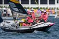 Celia Willison (NZL) and her EGDE Women's Match Racing Team at the 2023 Bermuda Gold Cup © Ian Roman / WMRT