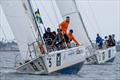 Sweden's Johnie Berntsson, Berntsson Sailing Team with crew Fredrick Aurell, Scotty Dickson, Per Frykholm, Pete Nicolas, and Carl-Johan Uckelstam on day 3 of the 60th Congressional Cup
