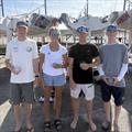 RYA Harken Youth Match Racing Championships 2025 - 2nd Place - Fred Salter and team © British Keelboat Sailing