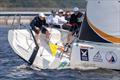 Aurelién Pierroz/FRA in a close call with Switzerland's Eric Monnin - 2026 World Match Racing Tour Final in Shenzhen - Day 1