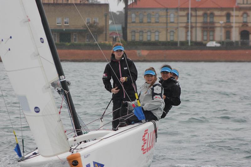 Emma May is tied for third place in the Marinassess Women's Match Racing regatta photo copyright CYCA Staff taken at Cruising Yacht Club of Australia and featuring the Match Racing class