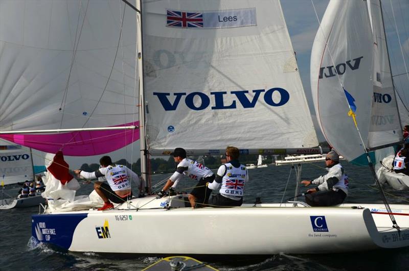 Mark Lees and his team in action photo copyright RYA taken at  and featuring the Match Racing class