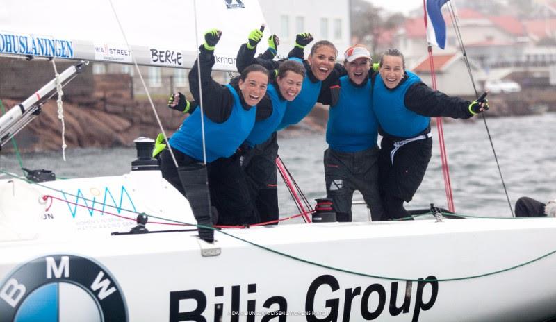 The Dutch Match Racing Team win the Lysekil Women's Match photo copyright Dan Ljungsvik / LWM taken at Lysekils Segelsällskap Gullmar and featuring the Match Racing class