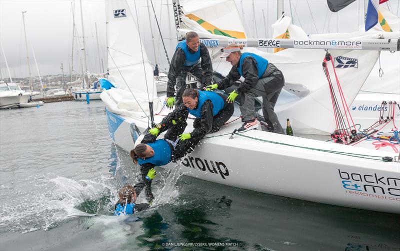 The Dutch Match Racing Team win the Lysekil Women's Match - photo © Dan Ljungsvik / LWM