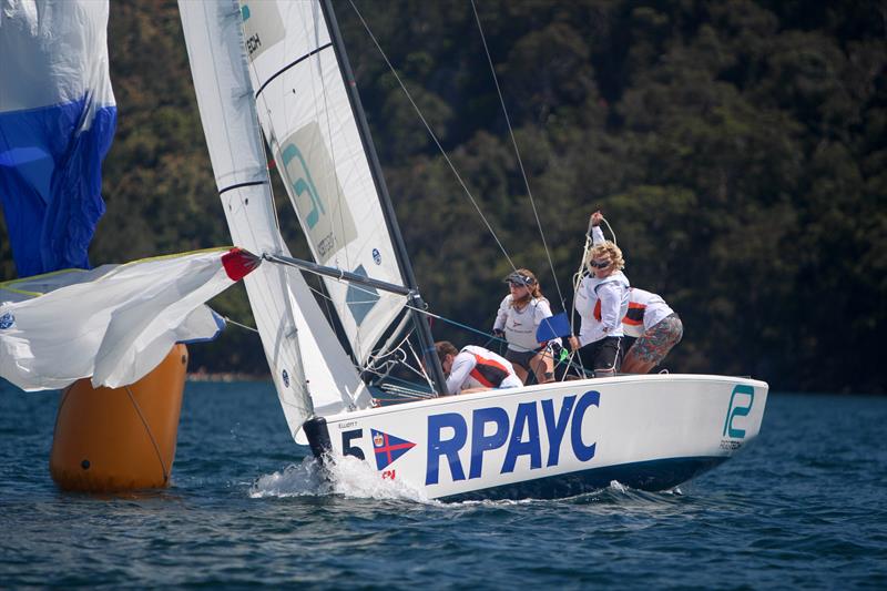 Harken International Youth Match Racing Championship day 1 photo copyright Tom Vincent taken at Royal Prince Alfred Yacht Club and featuring the Match Racing class