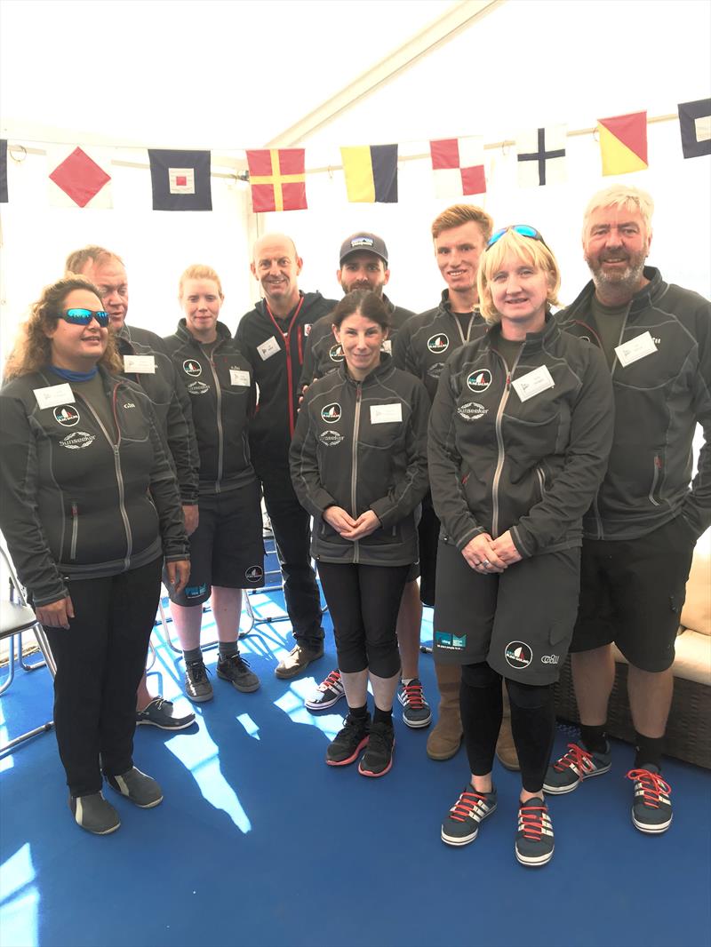 Ian Walker and Team GBR at the Blind Match Racing Worlds photo copyright Blind Sailing taken at Royal Northern & Clyde Yacht Club and featuring the Match Racing class