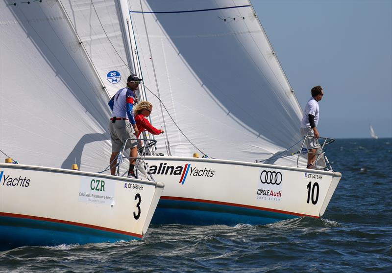 Long Beach Yacht Club Ficker Cup day 2 photo copyright Bronny Daniels / Joysailing taken at Long Beach Yacht Club and featuring the Match Racing class