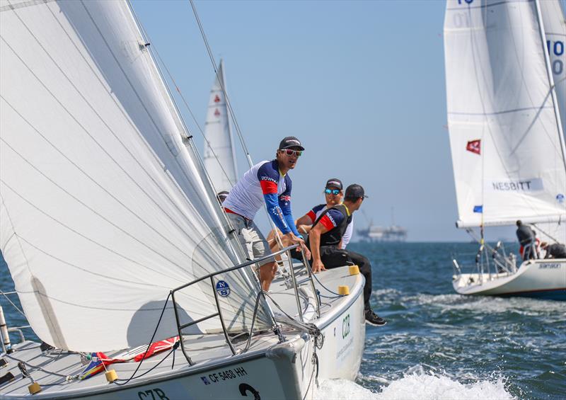 Long Beach Yacht Club Ficker Cup day 2 photo copyright Bronny Daniels / Joysailing taken at Long Beach Yacht Club and featuring the Match Racing class