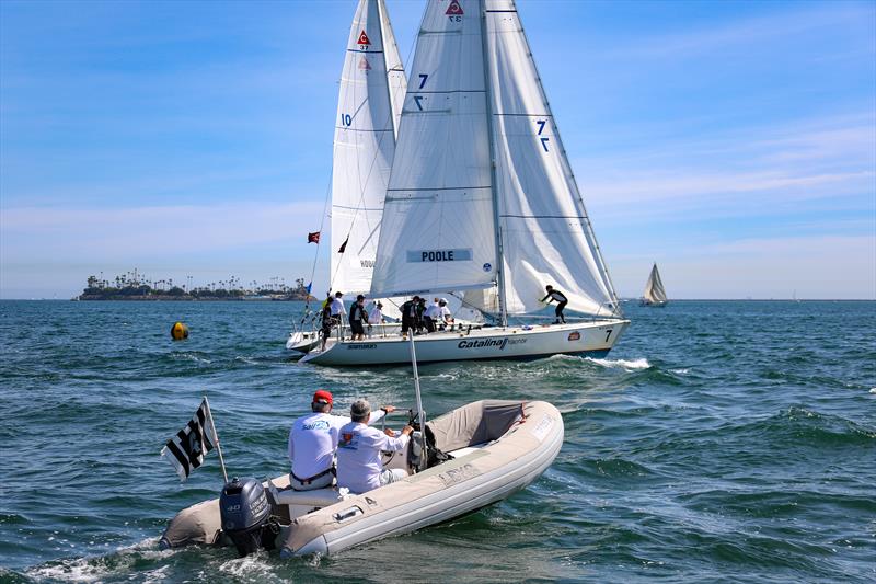 Long Beach Yacht Club Ficker Cup day 3 photo copyright Bronny Daniels / Joysailing taken at Long Beach Yacht Club and featuring the Match Racing class