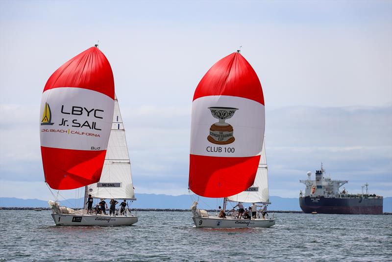 55th LBYC Congressional Cup day 1 photo copyright Bronny Daniels taken at Long Beach Yacht Club and featuring the Match Racing class