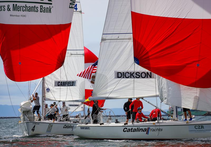 55th LBYC Congressional Cup day 1 photo copyright Bronny Daniels taken at Long Beach Yacht Club and featuring the Match Racing class