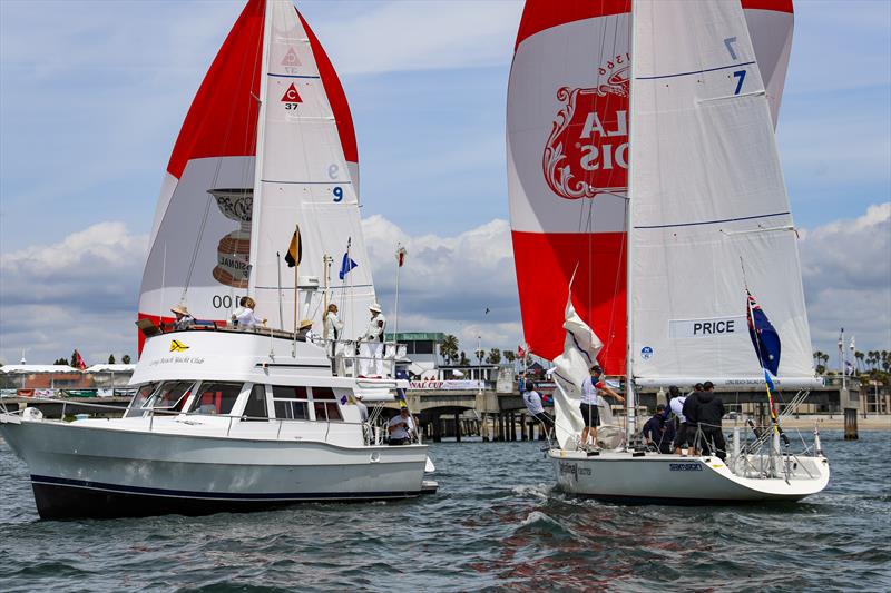 55th LBYC Congressional Cup day 1 photo copyright Bronny Daniels taken at Long Beach Yacht Club and featuring the Match Racing class