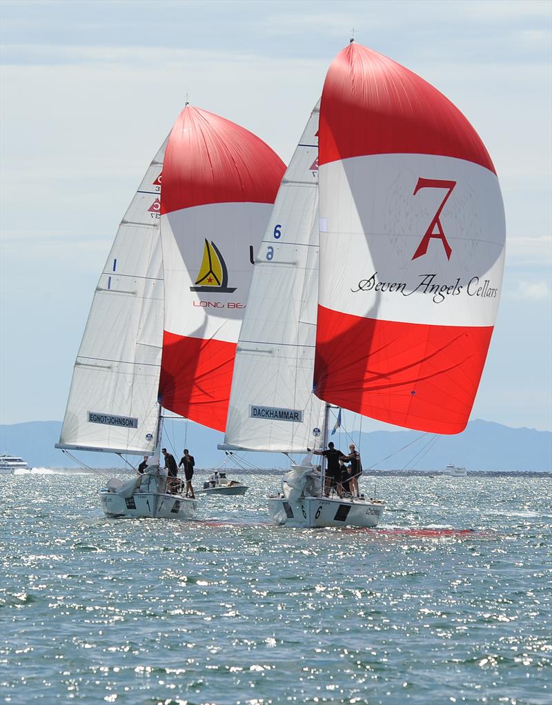 55th LBYC Congressional Cup day 2 photo copyright Doug Gifford taken at Long Beach Yacht Club and featuring the Match Racing class