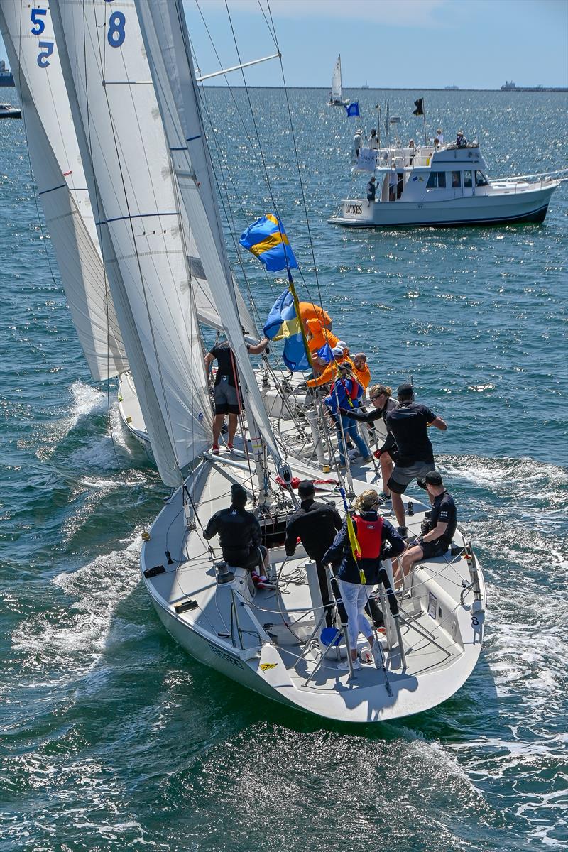 55th LBYC Congressional Cup day 4 photo copyright Tom Walker taken at Long Beach Yacht Club and featuring the Match Racing class