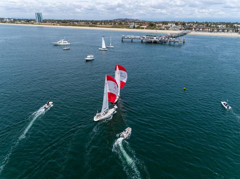 55th LBYC Congressional Cup day 4 photo copyright Tom Walker taken at Long Beach Yacht Club and featuring the Match Racing class