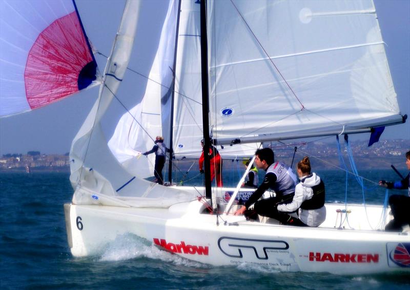 Student Match Racing Championship 2019 photo copyright Nigel Vick taken at Weymouth & Portland Sailing Academy and featuring the Match Racing class