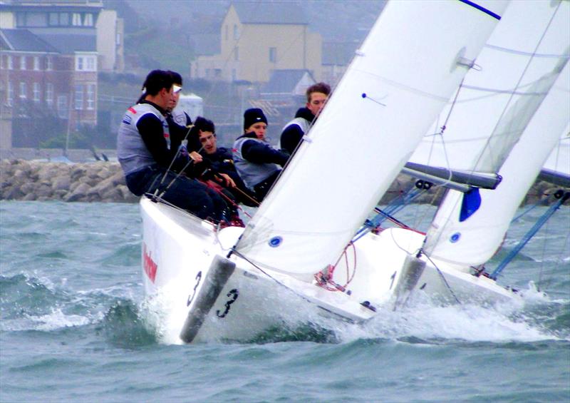 Student Match Racing Championship 2019 photo copyright Nigel Vick taken at Weymouth & Portland Sailing Academy and featuring the Match Racing class