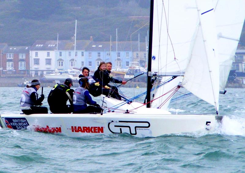 Student Match Racing Championship 2019 photo copyright Nigel Vick taken at Weymouth & Portland Sailing Academy and featuring the Match Racing class
