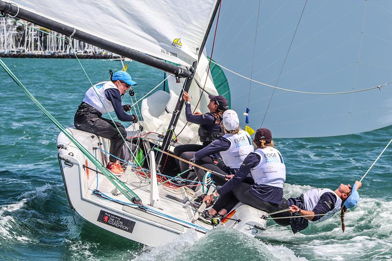 HARKEN Youth International Match Racing Cup: Celia Willison photo copyright Andrew Delves / RNZYS taken at Royal New Zealand Yacht Squadron and featuring the Match Racing class