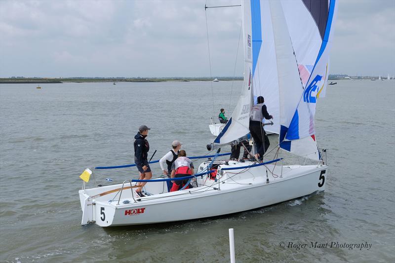 RYA National Match Racing Championship Series 2021 Qualifier at Burnham photo copyright Roger Mant Photography taken at Royal Corinthian Yacht Club, Burnham and featuring the Match Racing class