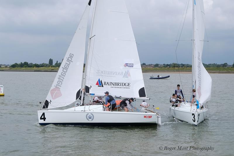 RYA National Match Racing Championship Series 2021 Qualifier at Burnham photo copyright Roger Mant Photography taken at Royal Corinthian Yacht Club, Burnham and featuring the Match Racing class