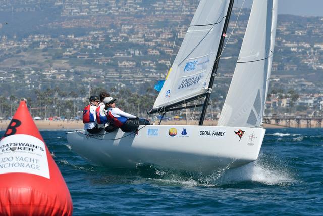 Ansgar Jordan (USA, Coronado Yacht Club) on day 1 of the Governor's Cup 2021 photo copyright Tom Walker taken at Balboa Yacht Club and featuring the Match Racing class