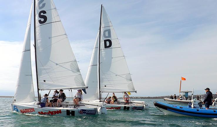 Marlow Ropes Women's Match Racing Championship photo copyright RYA taken at Weymouth & Portland Sailing Academy and featuring the Match Racing class