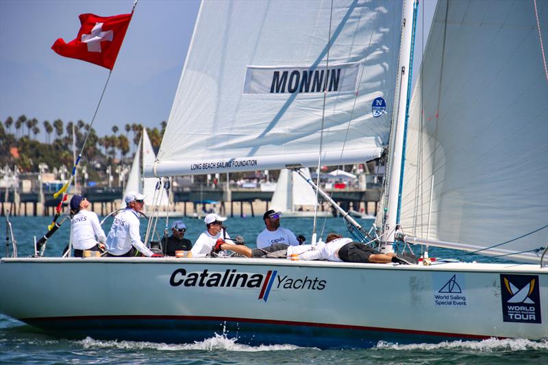 56th Congressional Cup day 3 photo copyright Bronny Daniels taken at Long Beach Yacht Club and featuring the Match Racing class