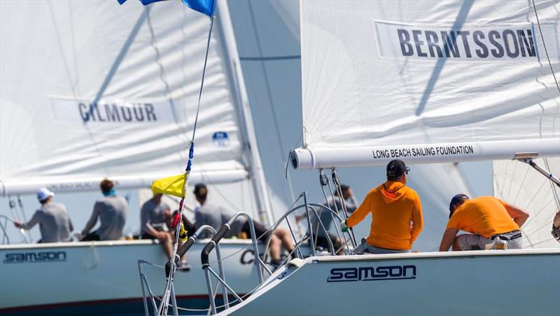 56th Congressional Cup day 3 photo copyright Bronny Daniels taken at Long Beach Yacht Club and featuring the Match Racing class