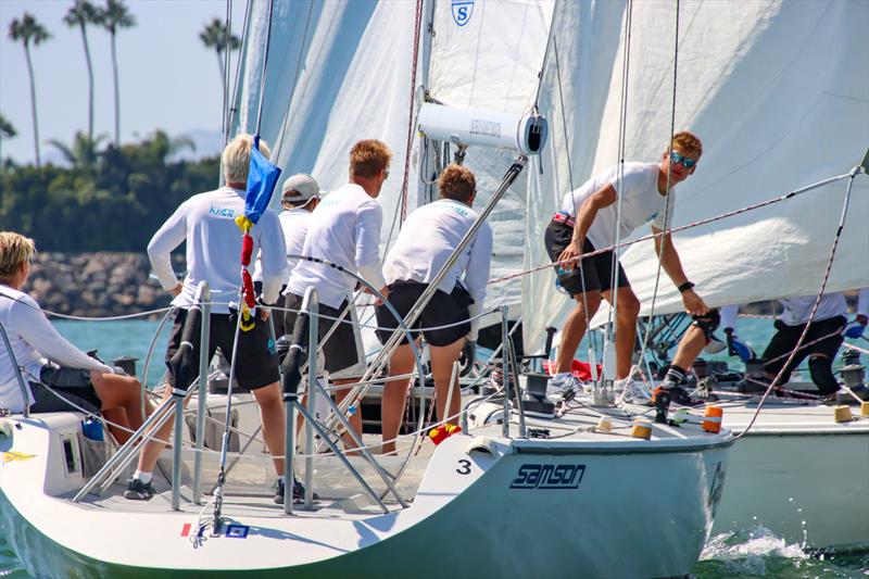 56th Congressional Cup day 3 photo copyright Bronny Daniels taken at Long Beach Yacht Club and featuring the Match Racing class