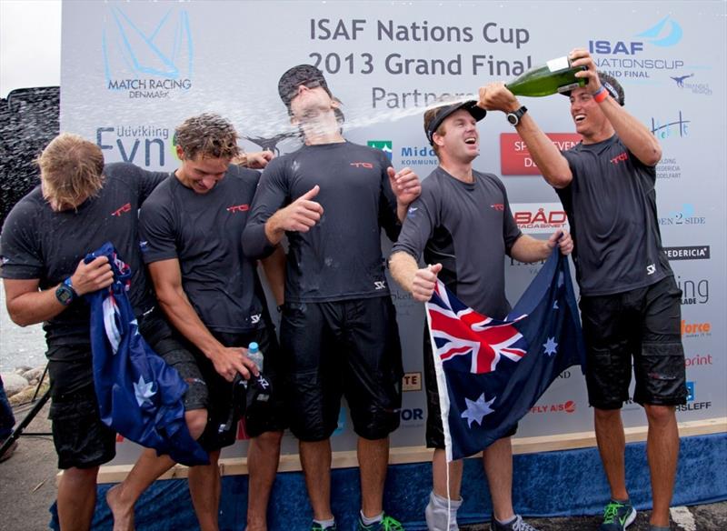 Australia win the men's ISAF Nations Cup 2013 photo copyright ISAF Nations Cup 2013 taken at  and featuring the Match Racing class