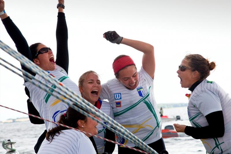 Brazil win the women's ISAF Nations Cup 2013 photo copyright ISAF Nations Cup 2013 taken at  and featuring the Match Racing class