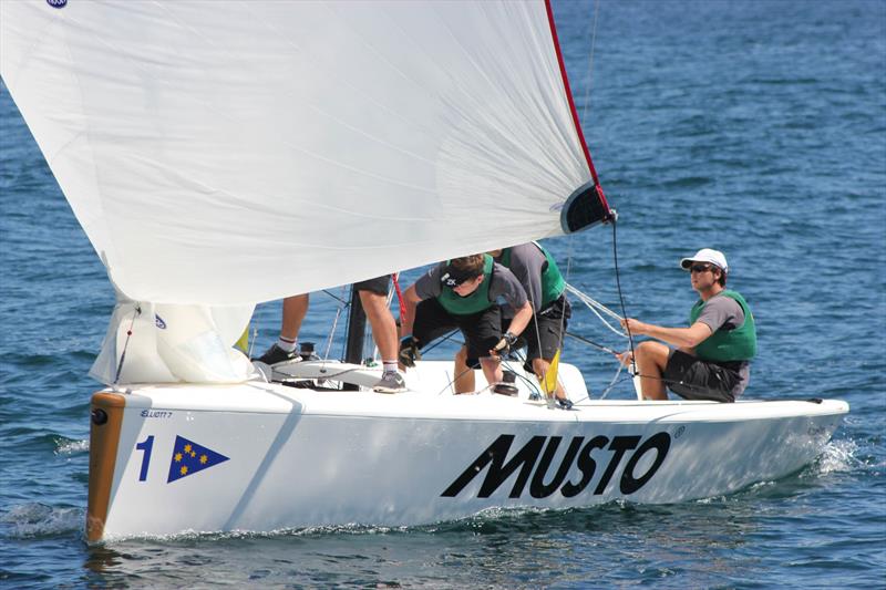 Despite a slow start Gilmour leads the Australian Youth Match Racing Championship photo copyright CYCA Staff taken at Cruising Yacht Club of Australia and featuring the Match Racing class